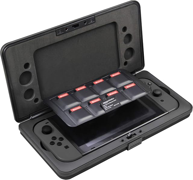 Amazon Basics Vault Case for Nintendo Switch, Black