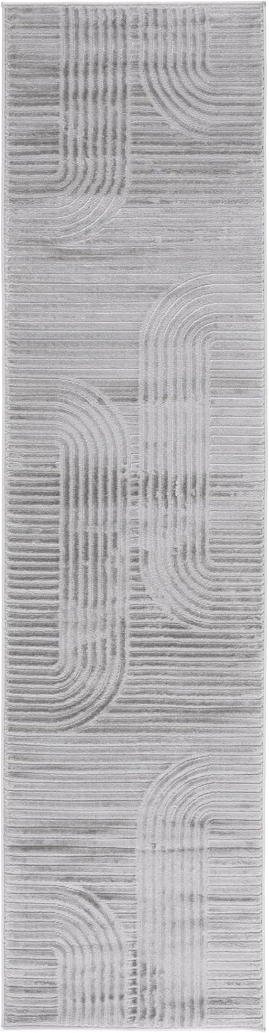 SAFAVIEH Saylor Collection Runner - 2' x 6', Grey, Non-Shedding & Easy Care, Ideal for High Traffic Areas in The Living Room, Dining, Bedroom (SAY106F)