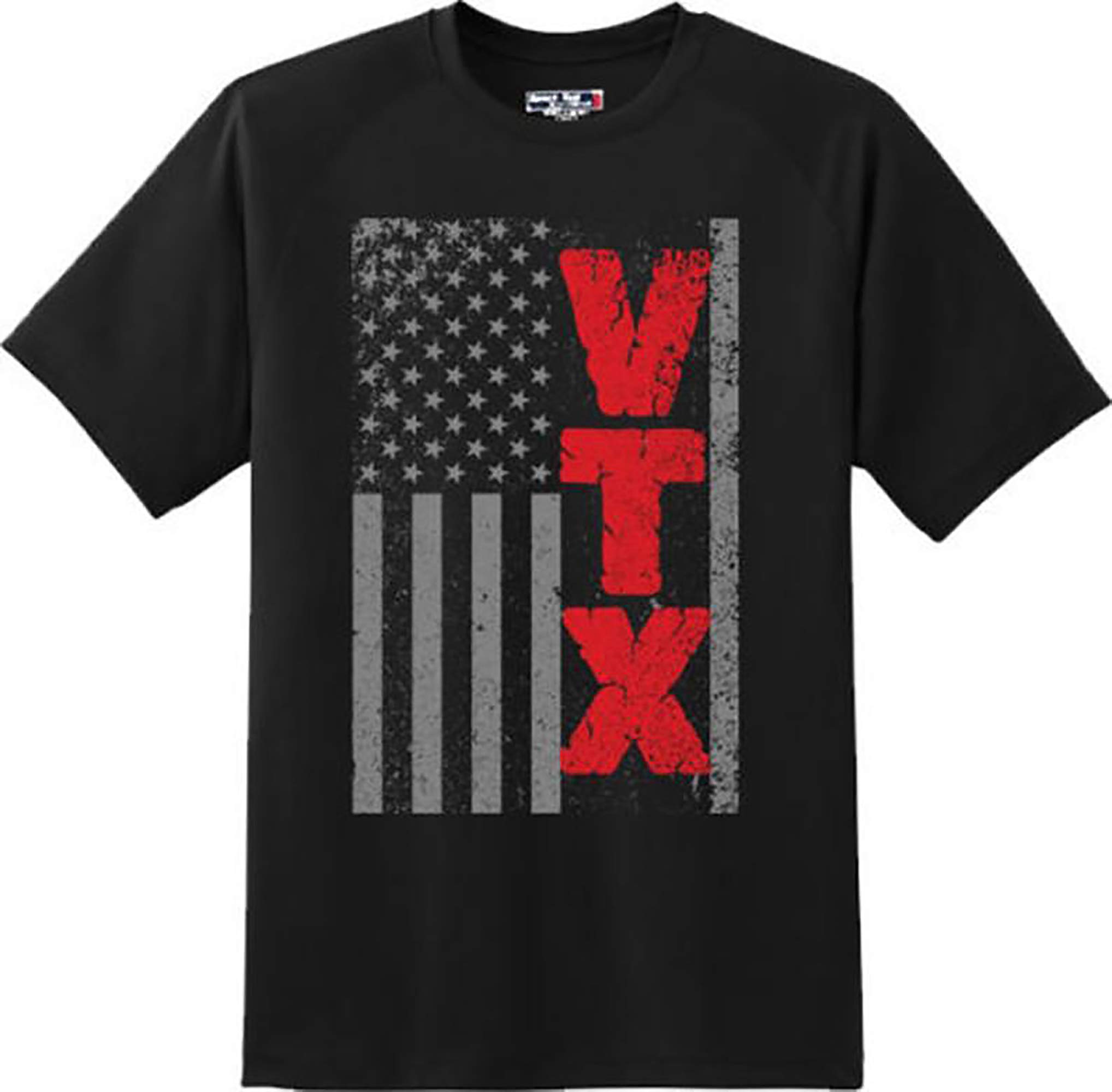 AmazingShirtsVTX US Flag Motorcycle Racing Chopper Patriotic T Shirt New Cool Graphic Tee