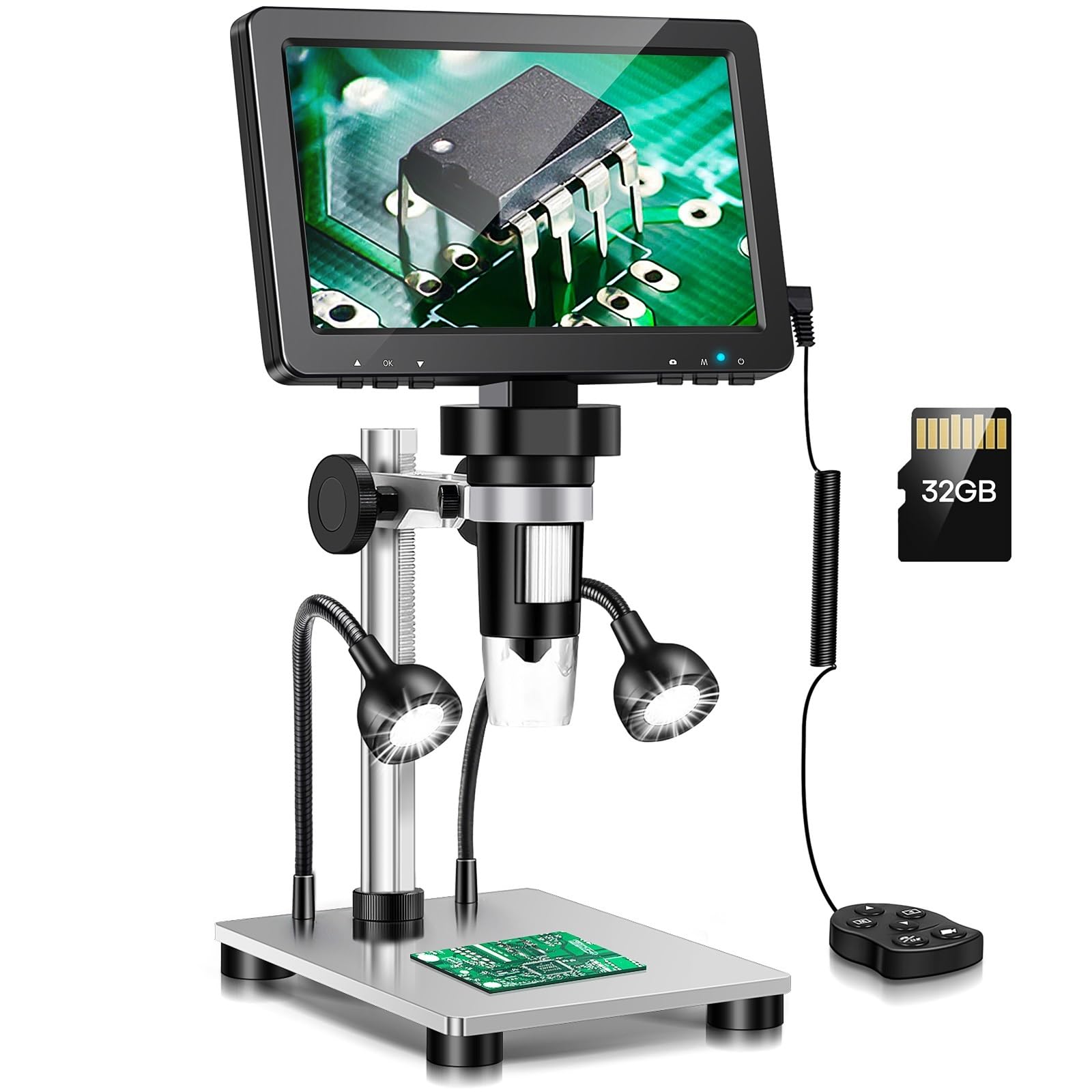 Digitales Mikroskop. Digitales Mikroskop 1200X Für Löten, Reparatur-Lupe Tragbar