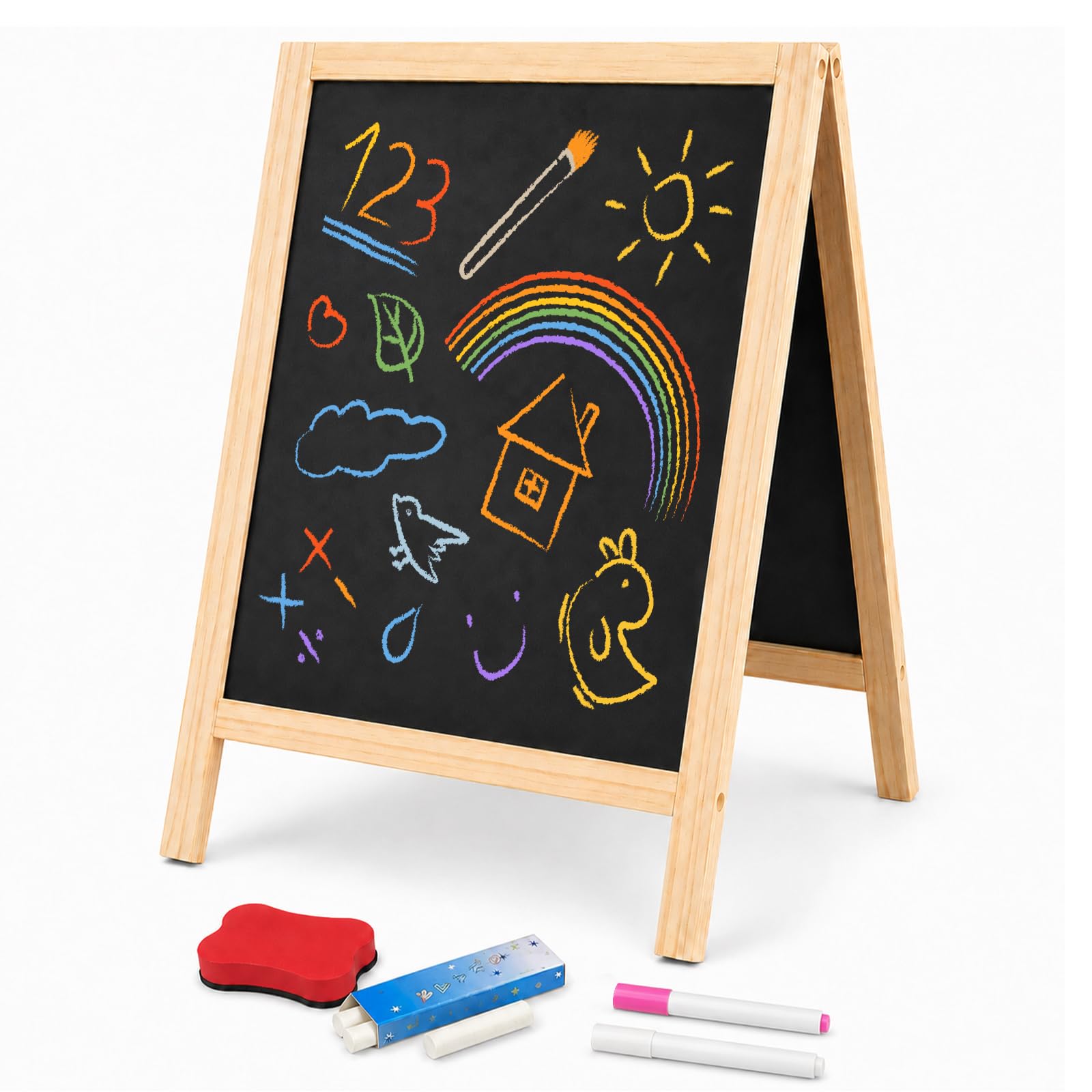 A Boards Pavement Signs, Outdoor Chalkboard 25 X 40 cm, Small Blackboard