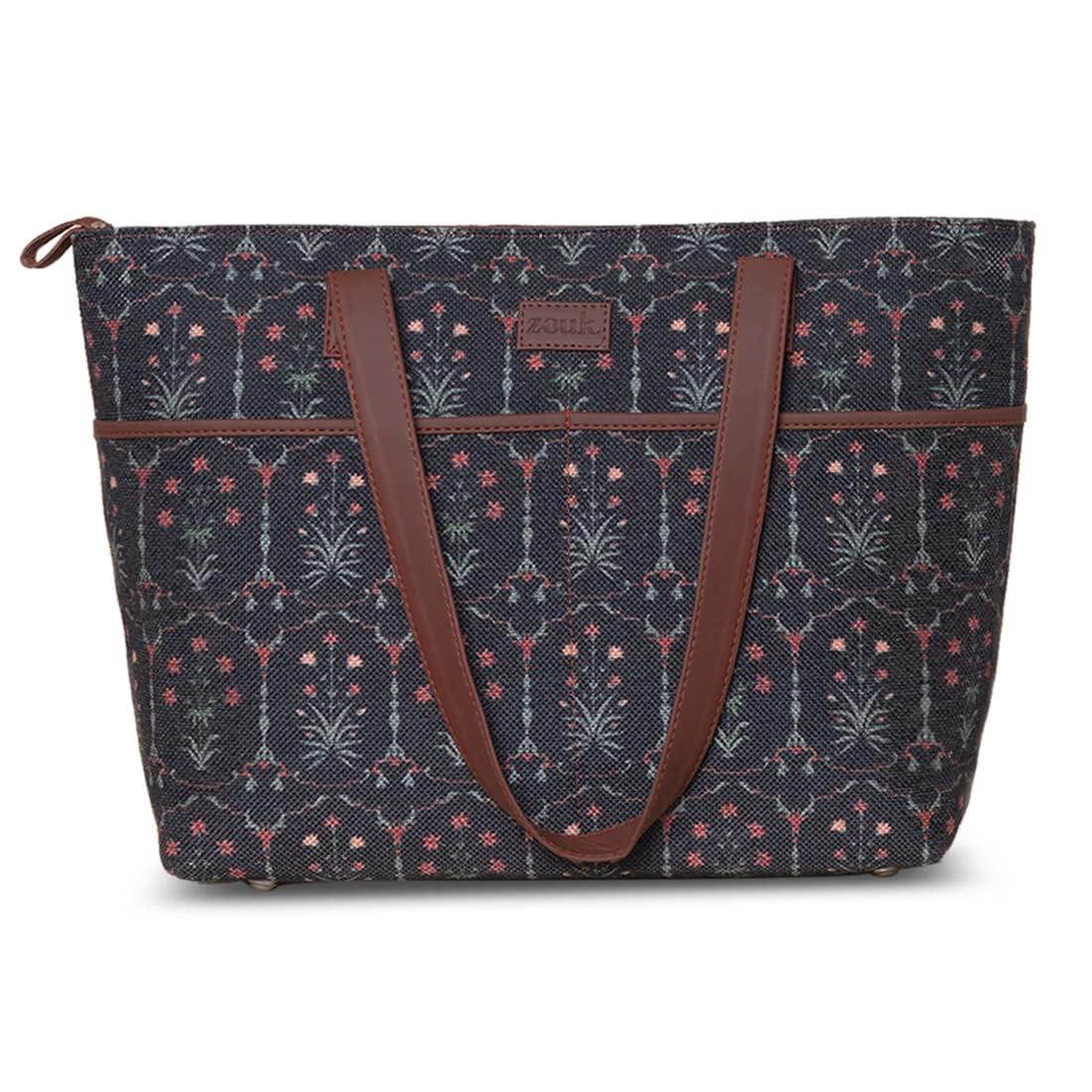 ZOUK Womens Vegan Handcrafted Taj Guldasta Tote Bag (B0BN5Y6C7Q) Amazon Price History, Amazon Price Tracker