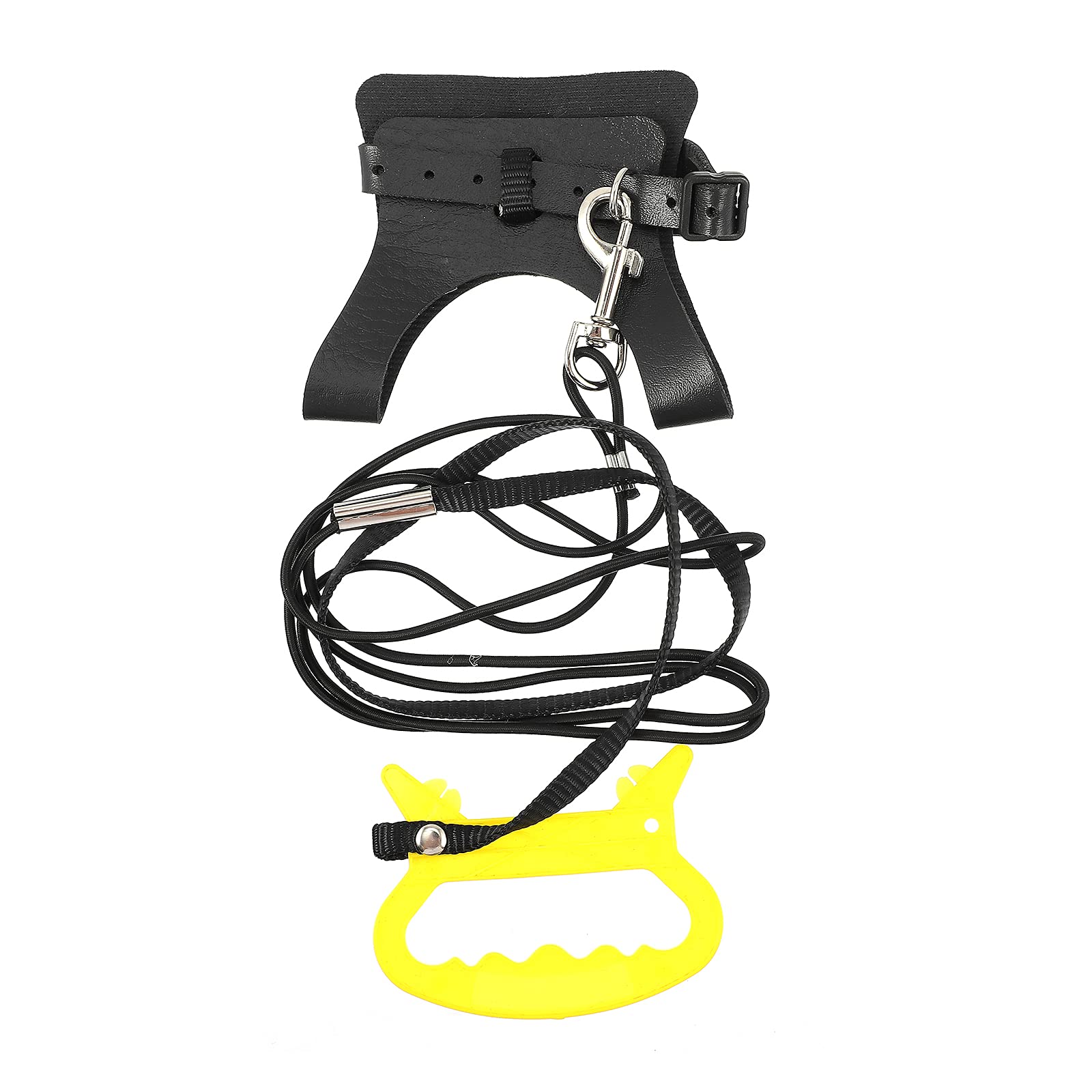 Arnés de vuelo para loros con chaleco negro ajustable de entrenamiento al aire libre