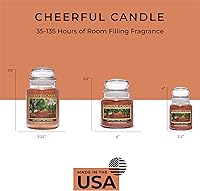 Vista 6 de A Cheerful Giver - Vela perfumada en tarro de vidrio Autumn Orchards (24 onzas) con tapa y fragancia fiel a la vida, fabricada en Estados Unidos