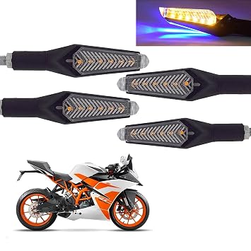 Yellow Blue Bike Indicator for Ktm Rc 