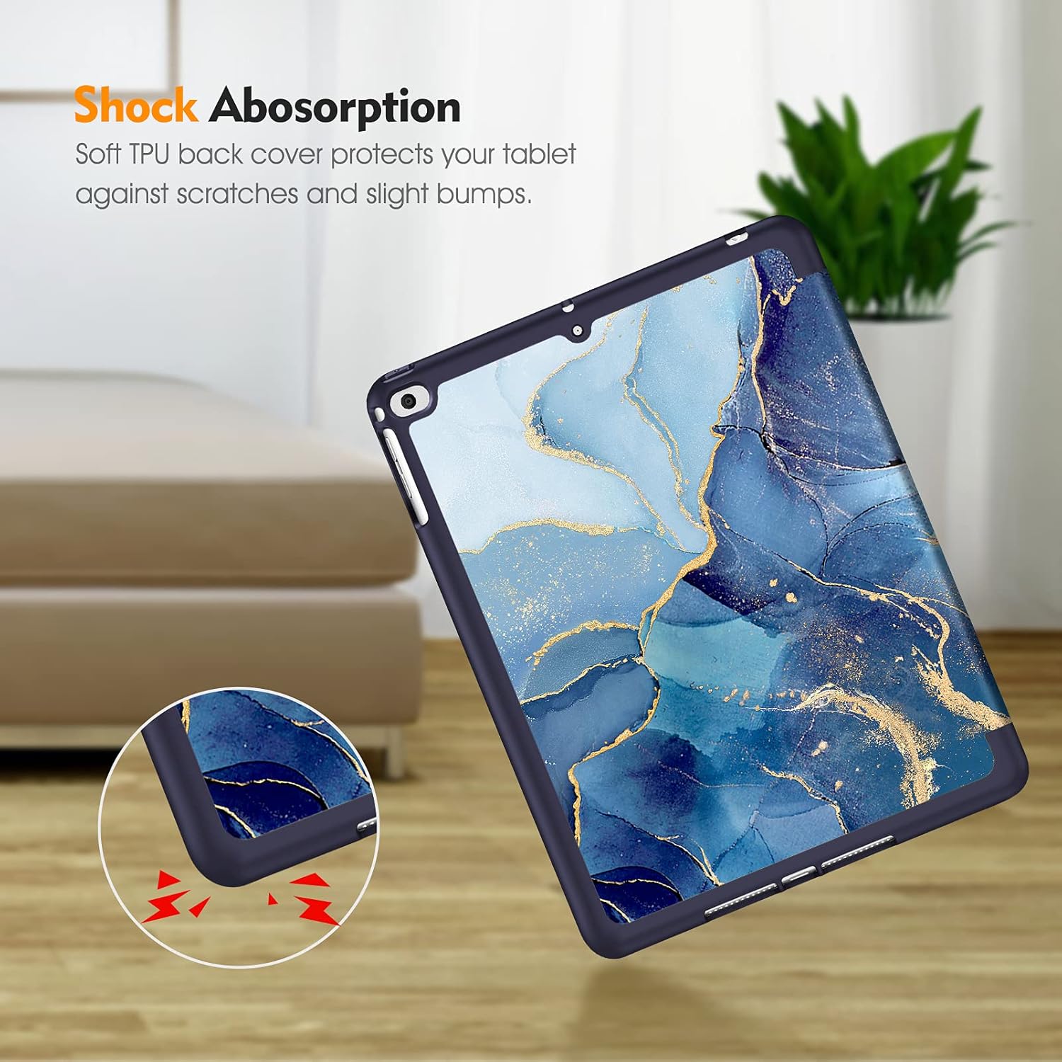 Apple iPad 6th 世代 32GB 本体 Pencil カバー付き Case For Apple iPad 9.7'' 6th Gen 2018 with Pencil Holder