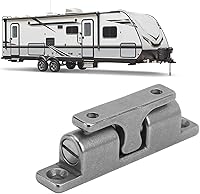Vista 9 de Rodillo de doble bola de acero inoxidable de 2.756 in, captura de tensión de gabinete para barco, yate, RV, rodillo de tensión de bola, fácil