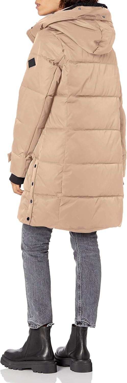 Steve Madden womens Long Puffer: Clothing