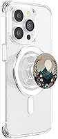 Vista 4 de Corona floral boho chic bosque naturaleza montaña lindo pastel PopSockets MagSafe PopGrip para iPhone