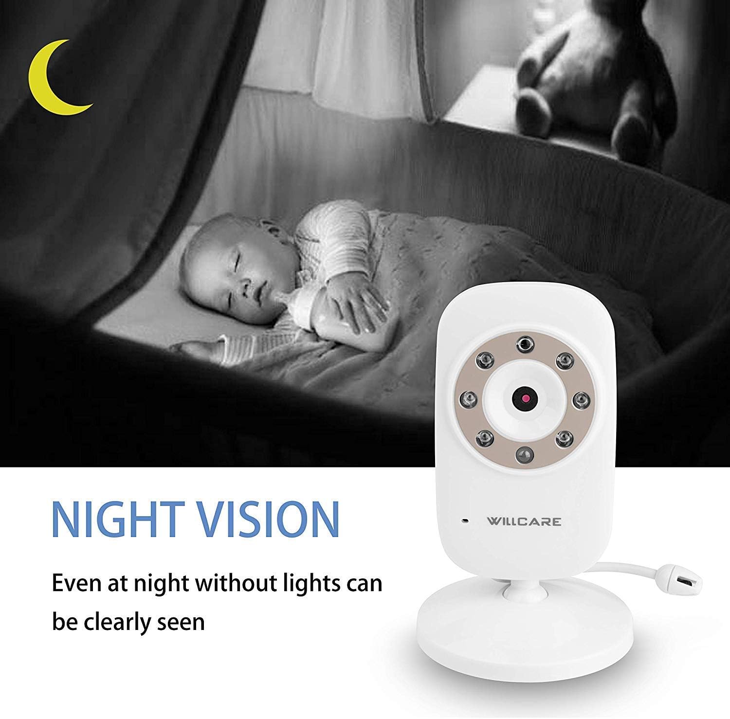 UU INFANT Baby Monitor Night Vision in use