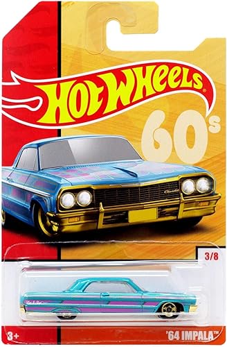 Hot Wheels 2019 64 Impala 38 Throwback Series 60's