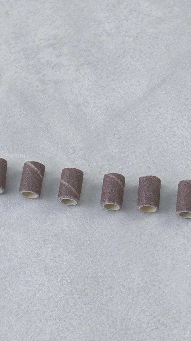 Image of Dremel 438 120-Grit Sanding Bands, 1 /4-Inch, 6 Pack