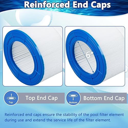 Miniatura 3 de Filtro de piscina compatible con CC100, CCRP100, PAP100, PAP100-4, Unicel C-9410, R173215, Filbur FC-0686, 59054200, 160316, Predator 100-1 paquete