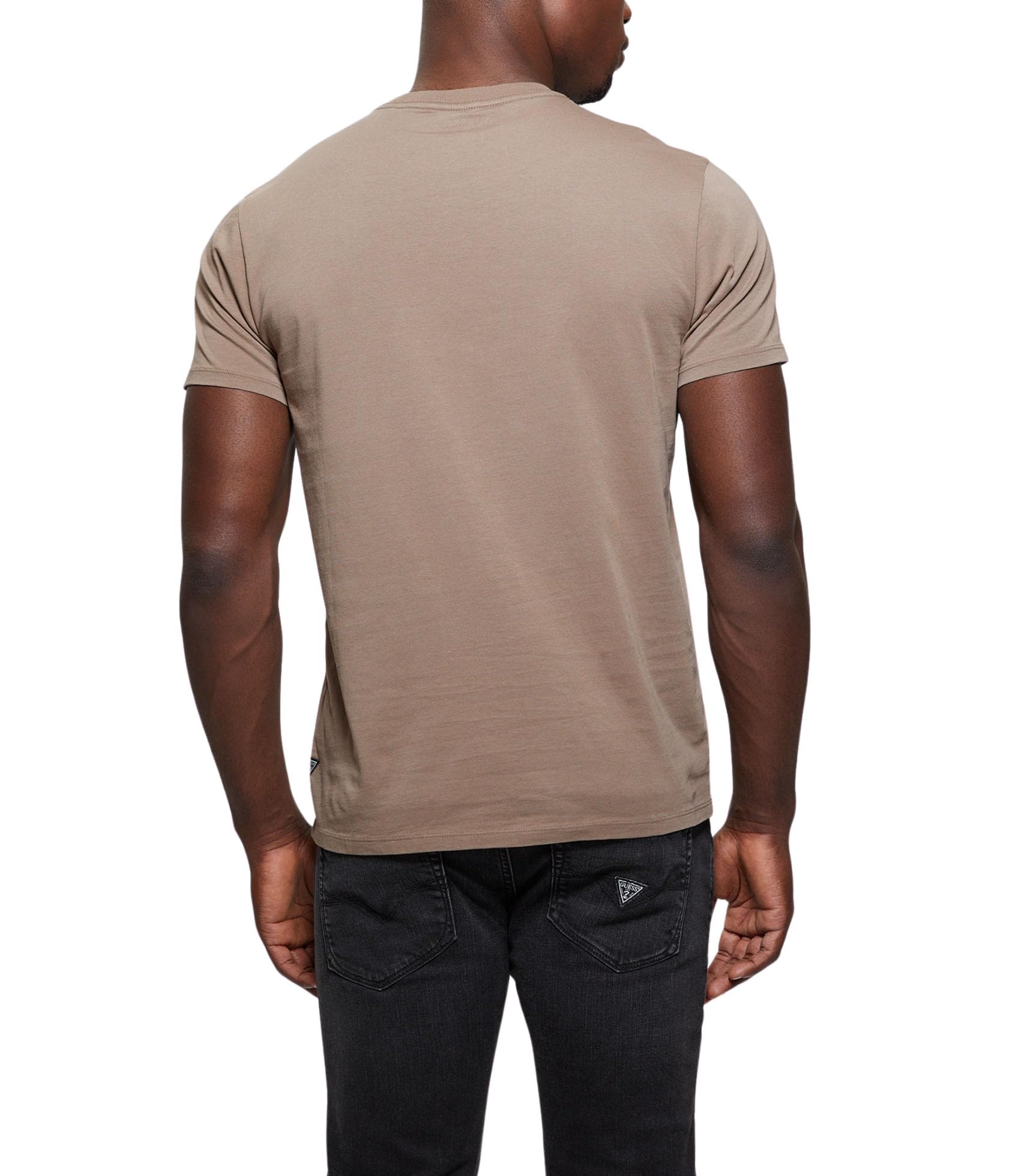 GUESS T-shirt z krótkim rękawem z klasycznym logo GUESS Mężczyźni Short Sleeve Classic Guess Logo Tee