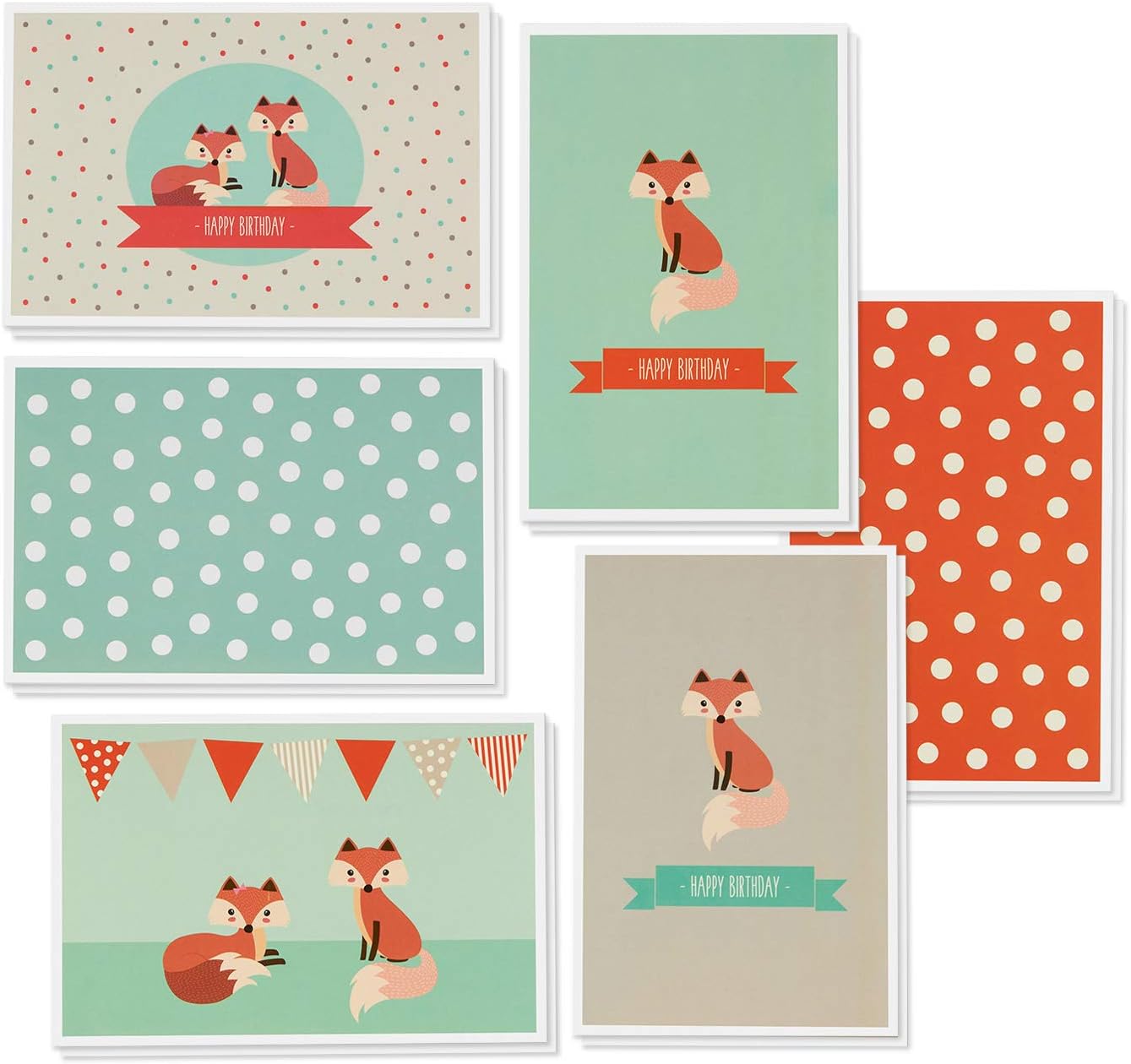 Birthday Cards Box Set 48 Pack Happy Birthday Cards, 6