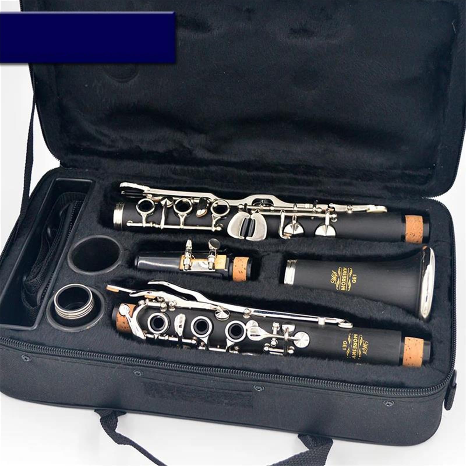 Clarinete Principiantes Clarinete De 20 Teclas | Si bemol (Bb) / Caucho duro (Ebonita)