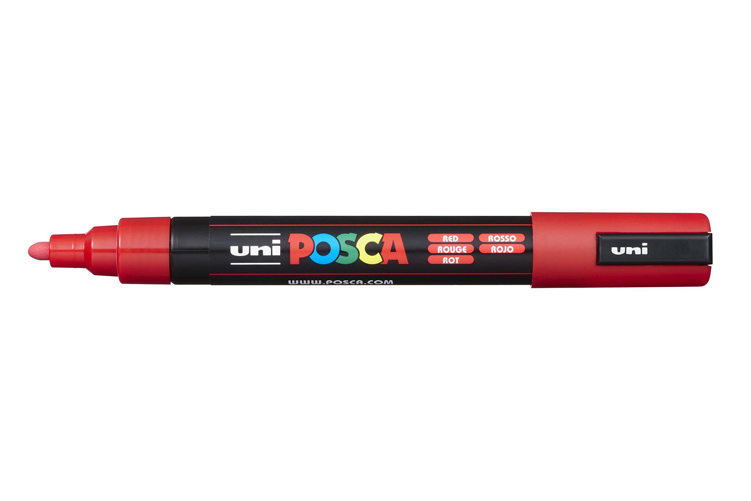 152736000 Posca PC-5M Medium Bullet Tip Marker - Red
