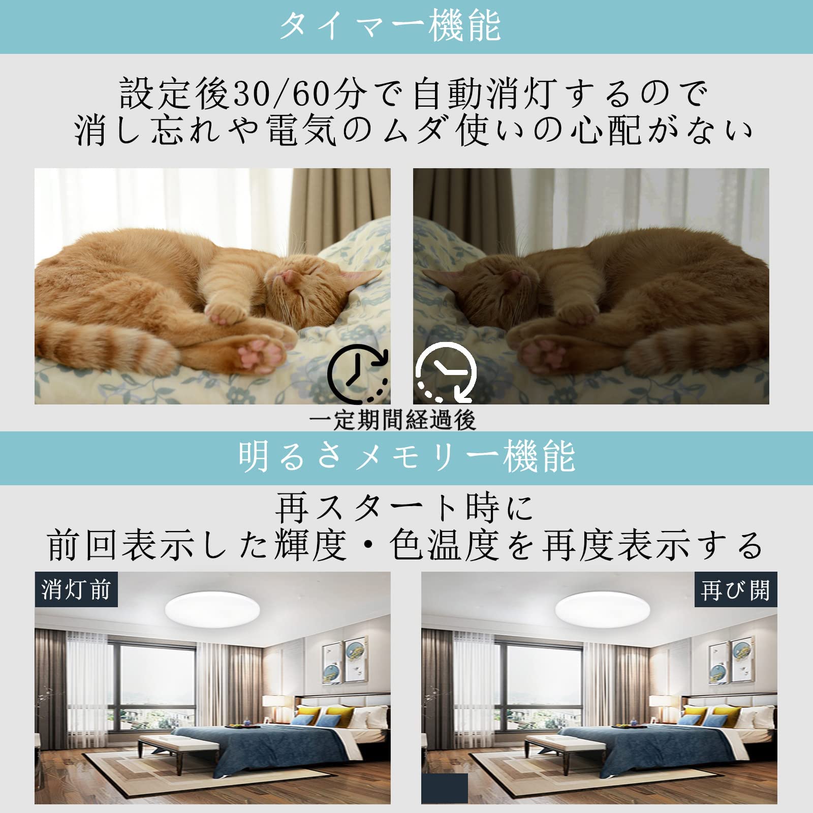 Amazon.co.jp : LEDシーリングライト 8畳 約30w 調光調色 昼光色