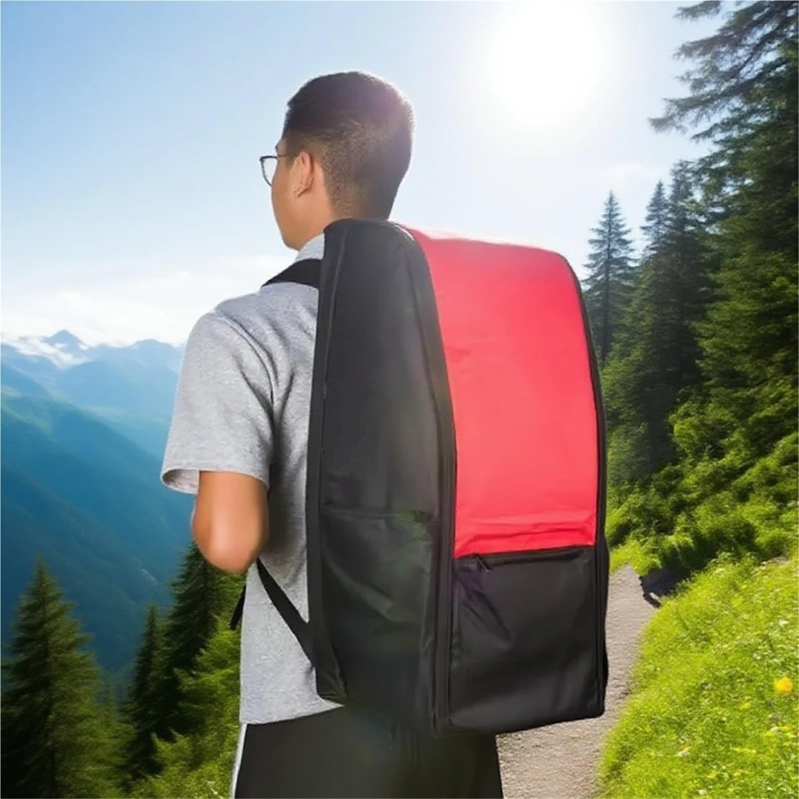 Für Axial Für SCX10 90046 90047 Für TRX4 Für TRX6 Für Capra D90 TF2 CC01 1/10 Rc Crawler Auto Große Rucksack Lagerung Tasche Skala Upgrade Teile Komponente
