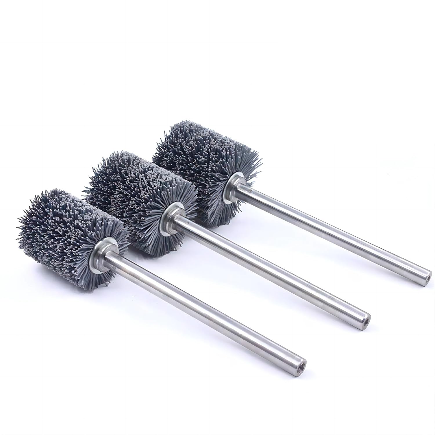 1pcs Abrasive Nylon Wheel Brush Grind Polishing Rust Removal Woodwork Rotary Wire Cleaning Brush Multifunctional Circular Power Tools(Grit180 Dia35mm)