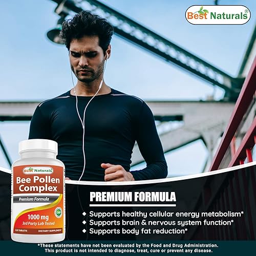 Miniatura 4 de Complejo de polen de abeja 1000 mg y óxido de magnesio 500 mg