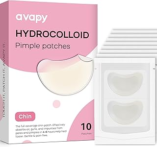 Parches hidrocoloides para el acné de la barb...