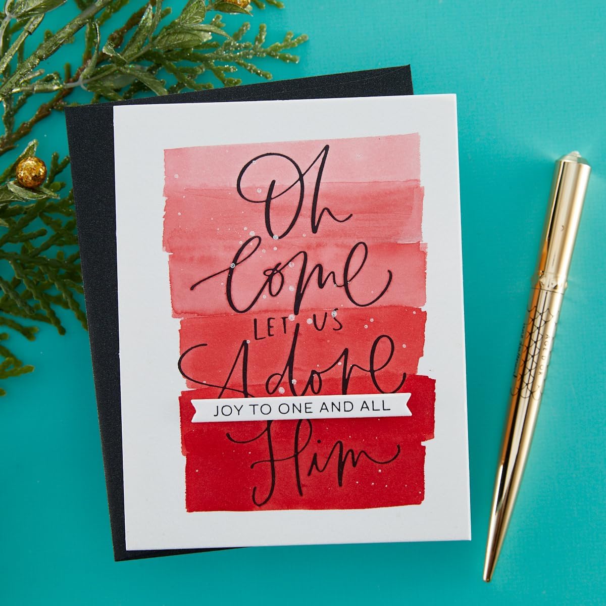 Spellbinders BP-058 Let Us Adore Him Press Plate from the More BetterPress Christmas Collection