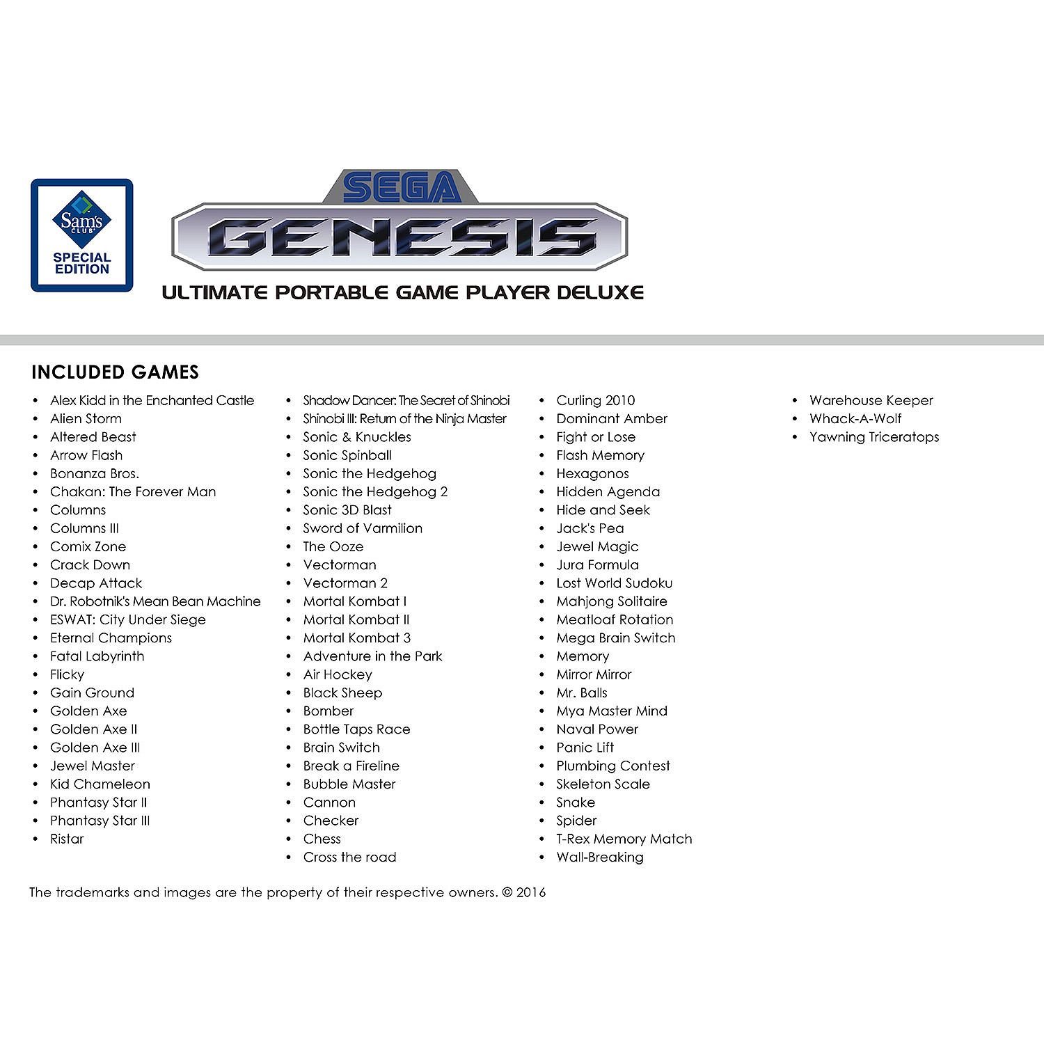 SEGA Genesis Ultimate Portable Game Player Deluxe with 80 Built-In Games image 3