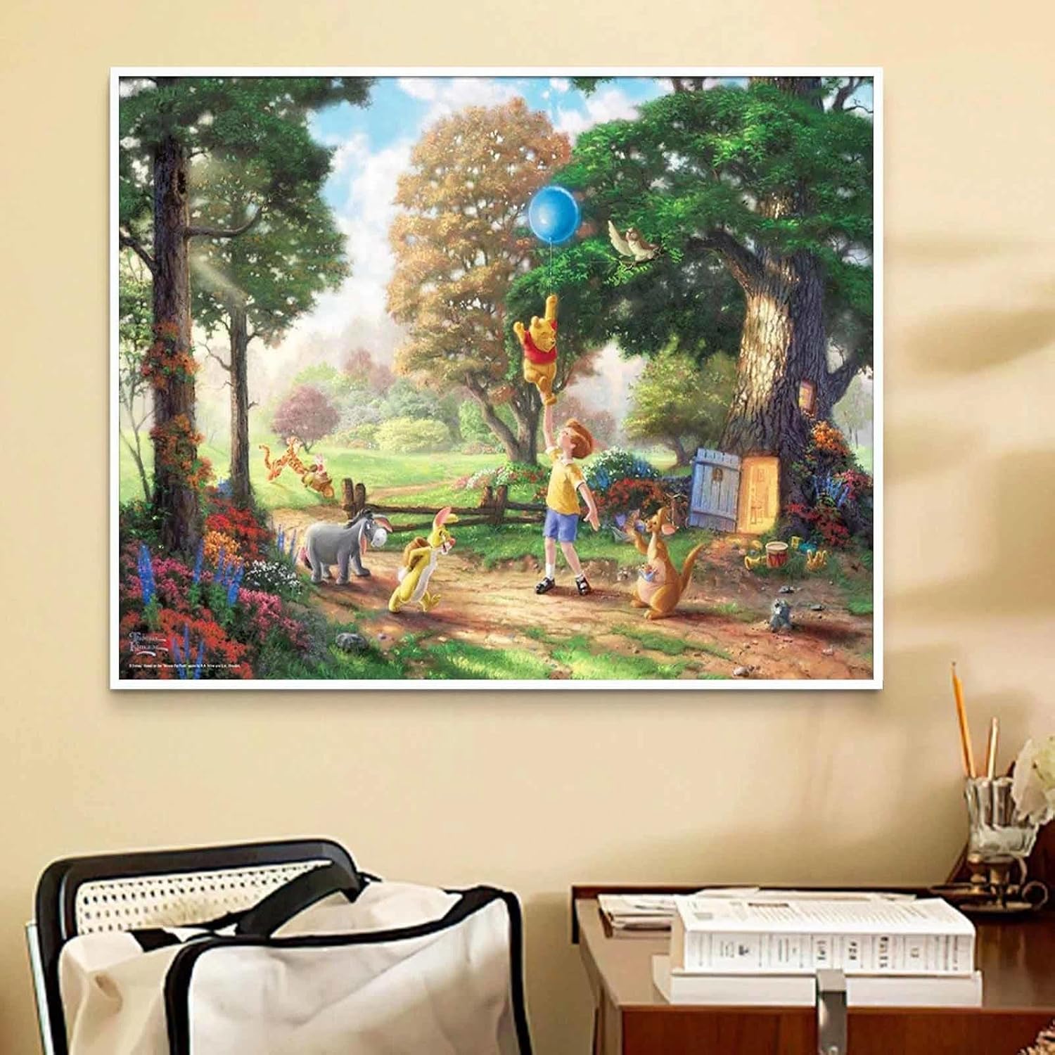 JYLMOOD Paint by Number for Adult Kits, DIY Cartoon Acrylic Oil Painting Kits for Adults Beginners for Home Wall Decor Gifts 16x20 Inch (No Frame)