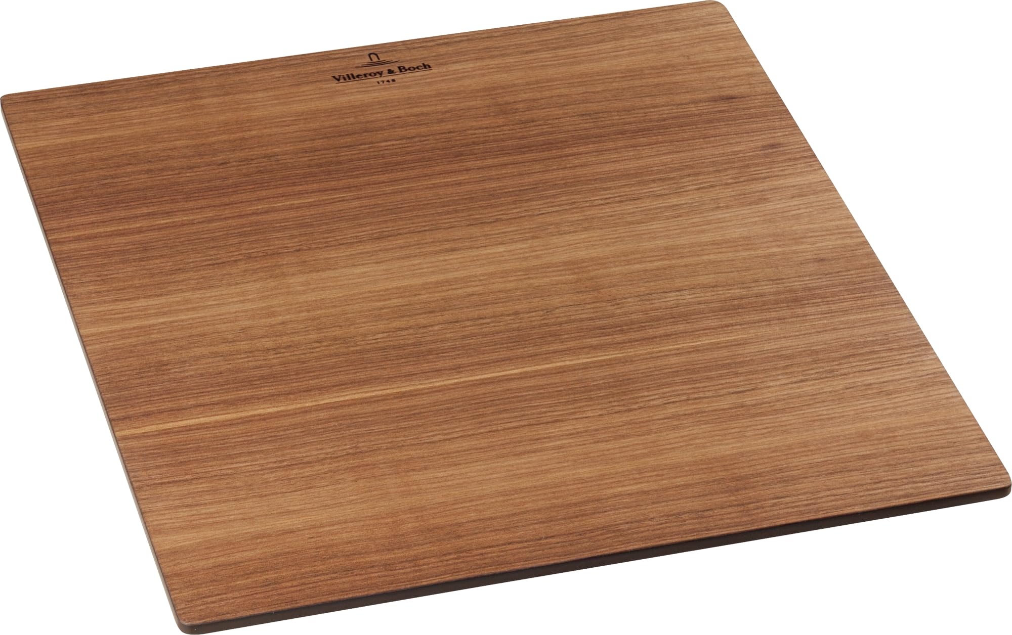 Villeroy & Boch Universal Schneidebrett Küchenzubehör, platzsparendes Schneidebrett Holz, Holzbrett Küche aus amerikanischem Nussbaum mit Kompaktkern, eckig