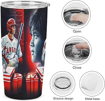 Amazon | 大谷 翔平 Showtime MVP タンブラー ロック式 フタ付き 600ml