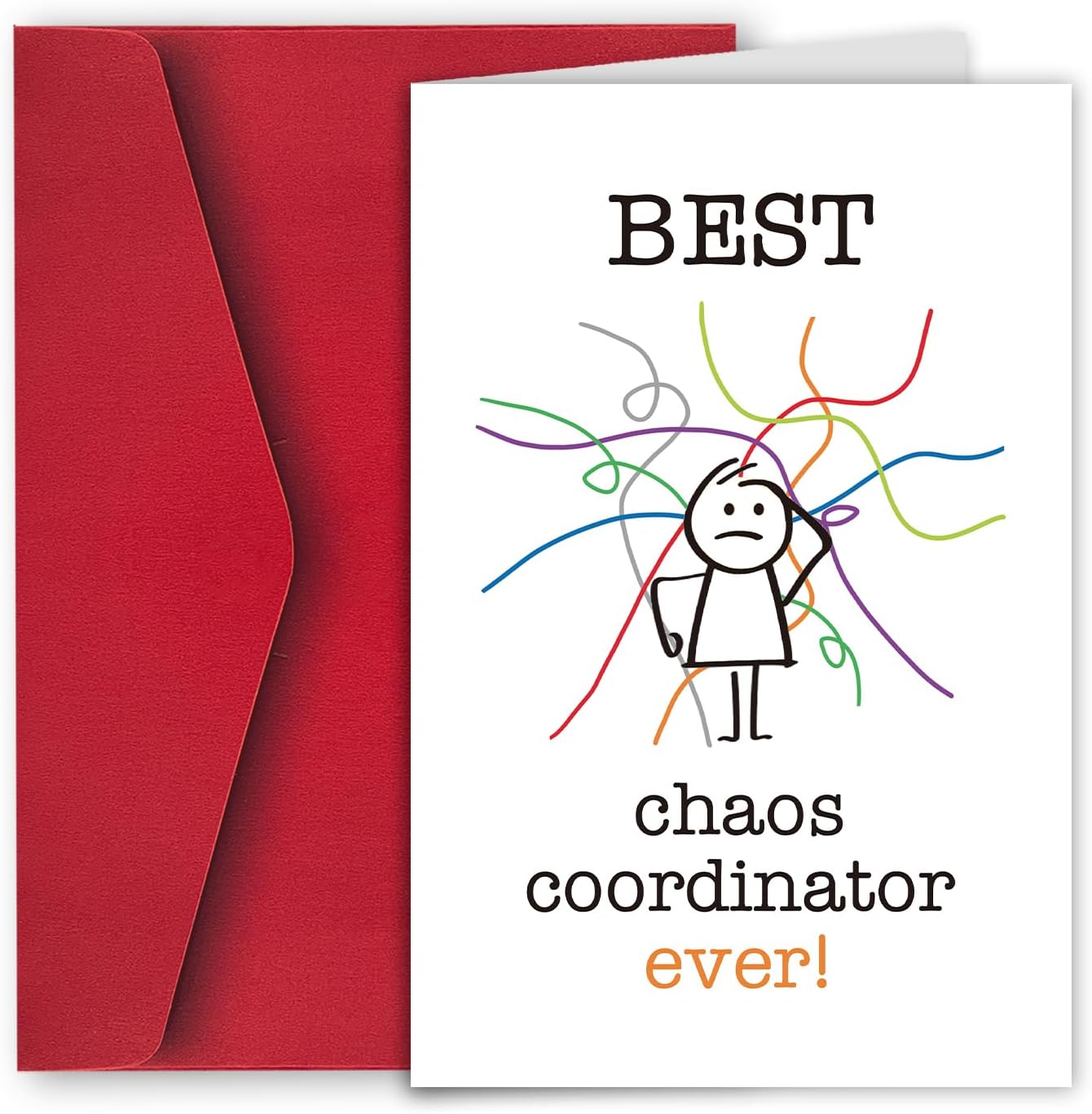 Funny Boss Card, Boss Appreciation Card, Unique Chaos