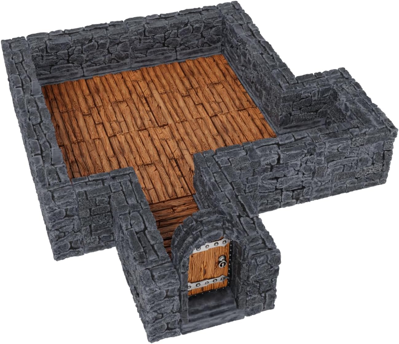 Warlock Tiles: Expansion – 1 in. Dungeon Straight Walls