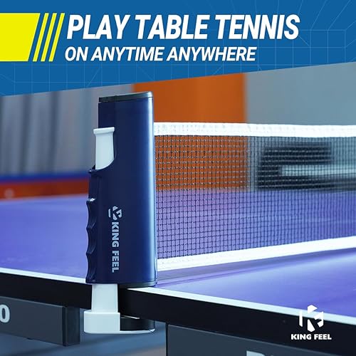 Miniatura 3 de Upgrade Retractable Ping Pong Net (Up to 2.3" Thickness) Portable Table Tennis Net for Any Table,Premium Table Tennis Accessories,Indoor or Outdoor