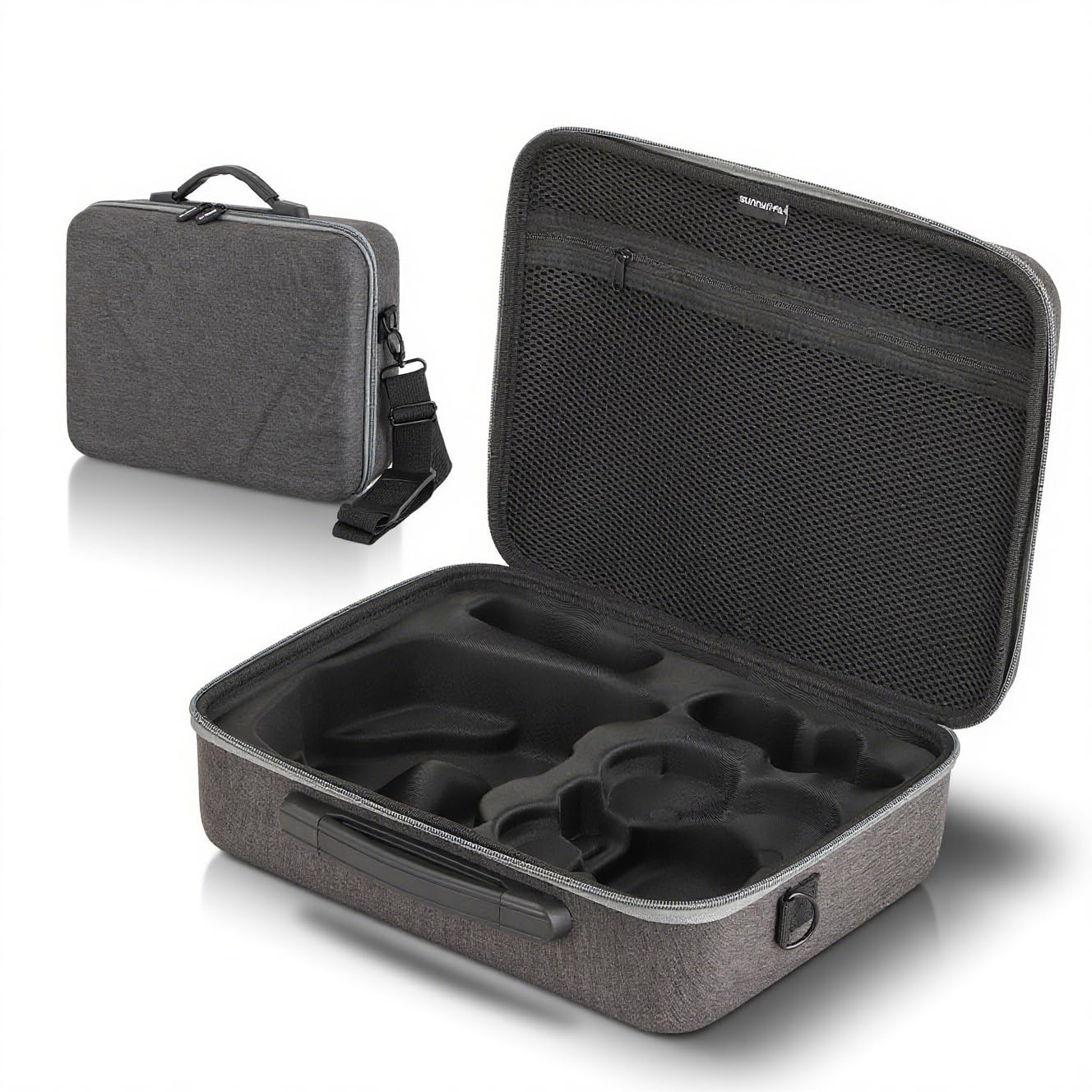 Estuche de Transporte para dji Neo/Goggles N3/RC Motion 3, Estuche Protector Bolso de Mano para Drones con Correa de Hombro, Bolsa de Almacenamiento Rígida, Bolsa de Viaje Antiarañazos