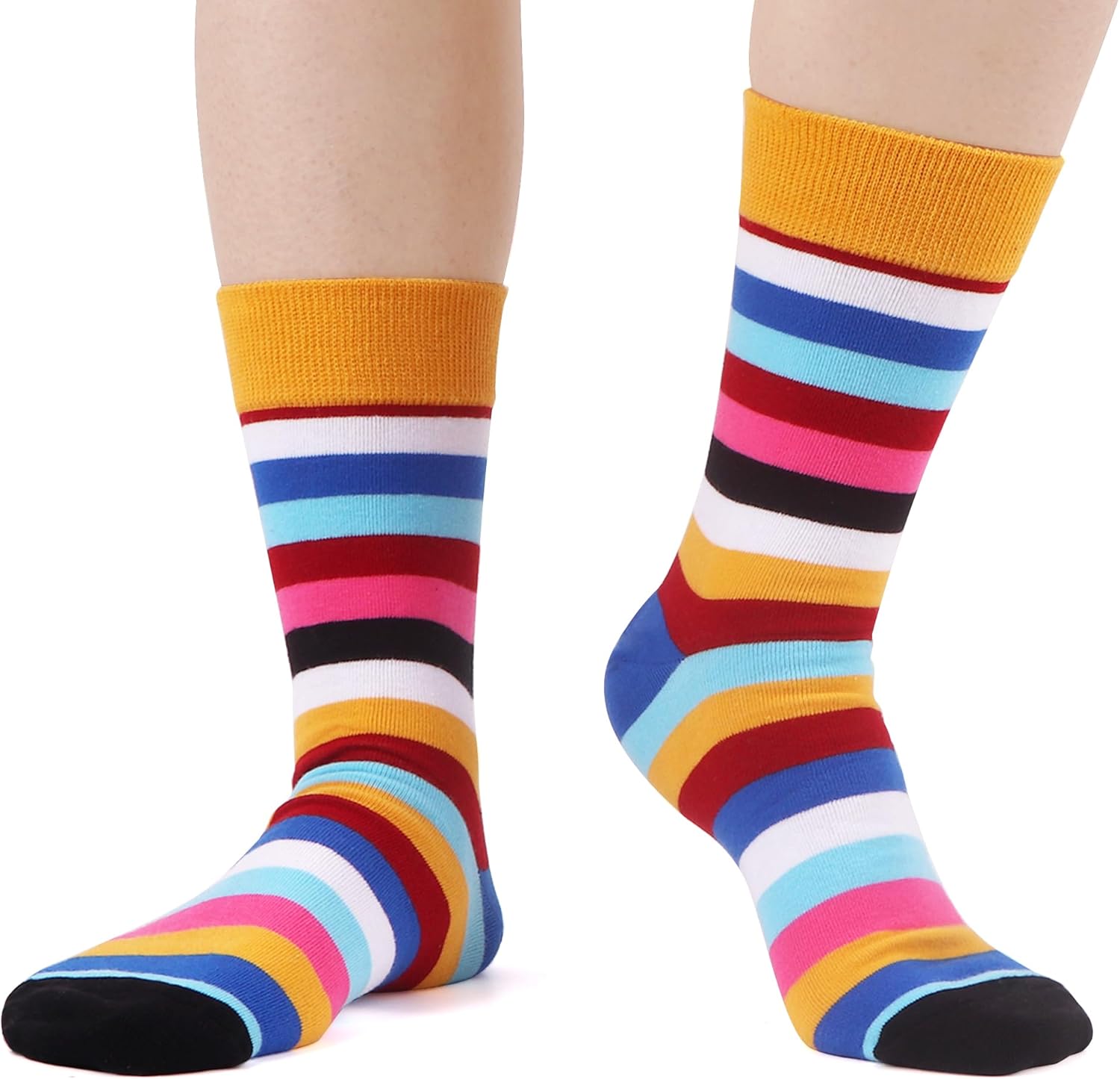 WeciBor Women's Funny Colorful Novelty Pattern Cotton Crew Socks Funky Gifts for Mum - Image 4