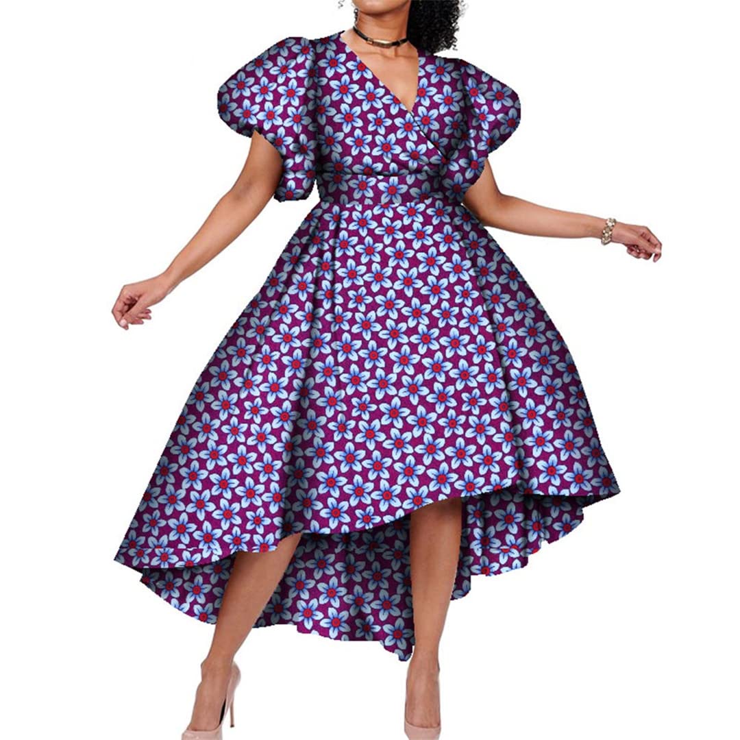Amazon.com: African Dresses for Women Wax Print Ankara Flare
