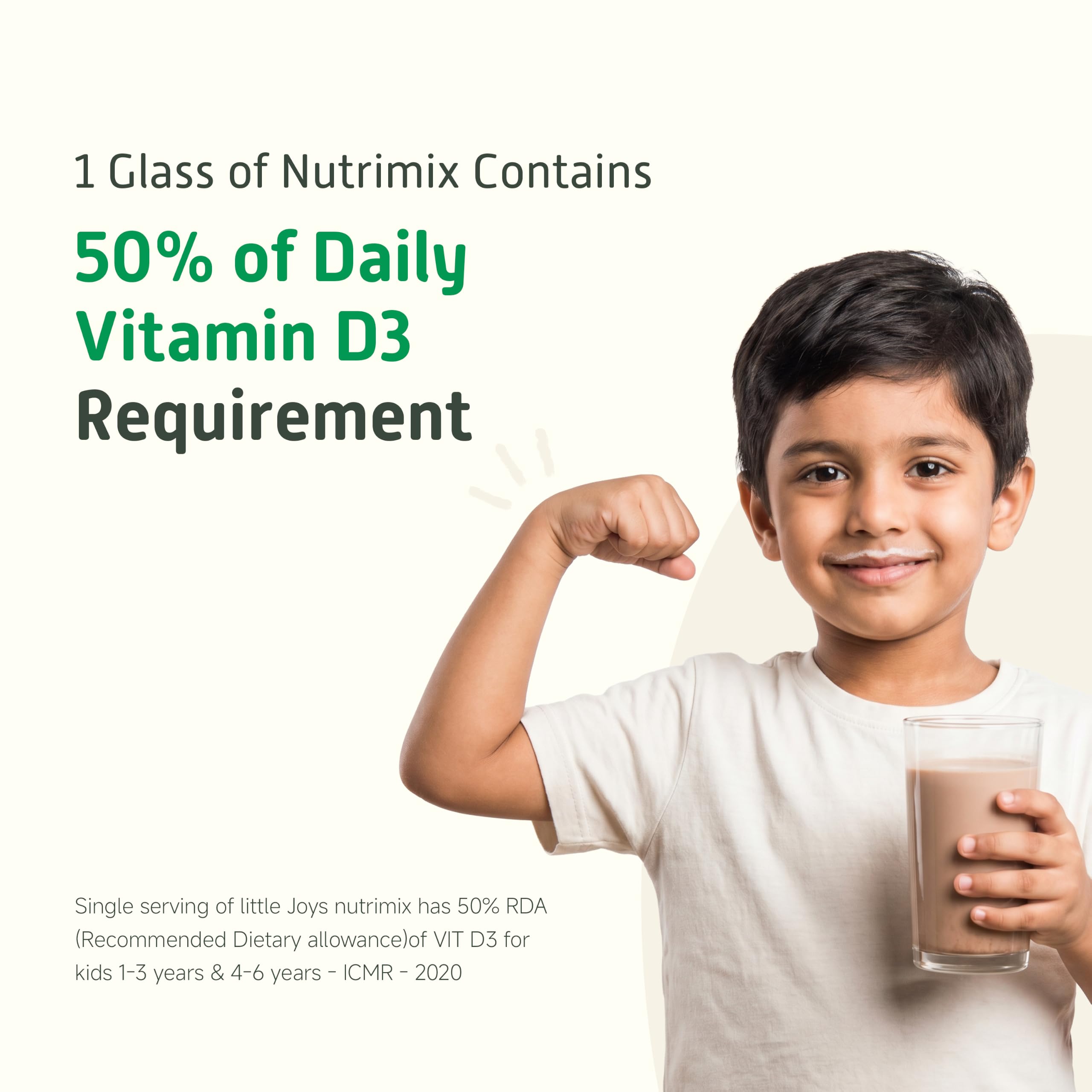 Little Joys Immunity Boosting Kit | 4-6 years | Supports Immunity & Energy | With Ragi, Bajra, Vitamin A, C, D3, B12, Zinc & DHA | Nutrimix (350g) & Multivitamin Gummies (30N) 3