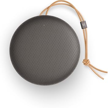 Bang & Olufsen Beosound A1 3rd Gen Portable Waterproof Bluetooth Speaker with 3 Microphones, Cradle to Cradle (C2C) Certified, Warm Granite