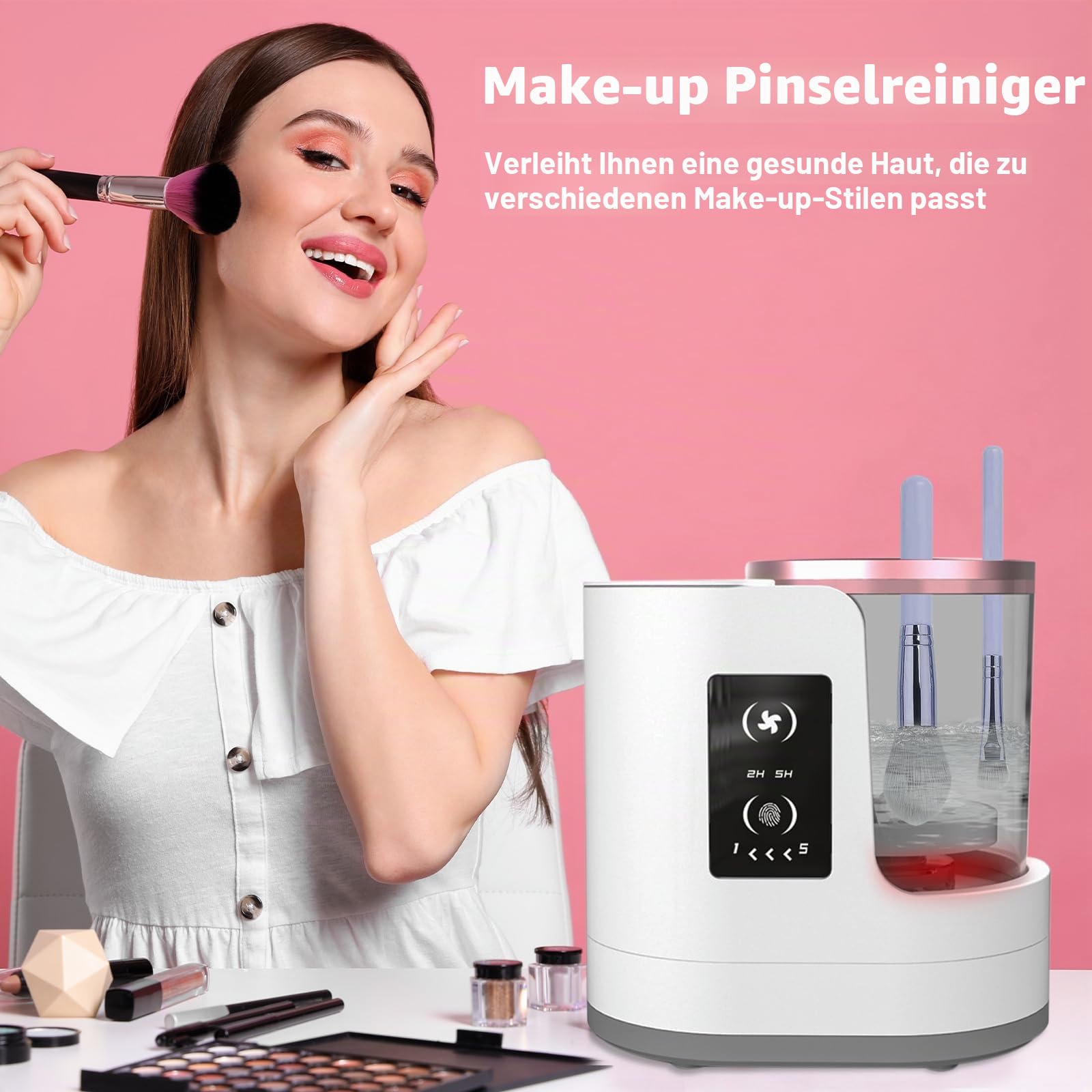 Elektrische Reinigungs- und Trocknungsmaschine, tragbar, automatisch, USB, multifunktionales Make-up-Pinsel-Werkzeug