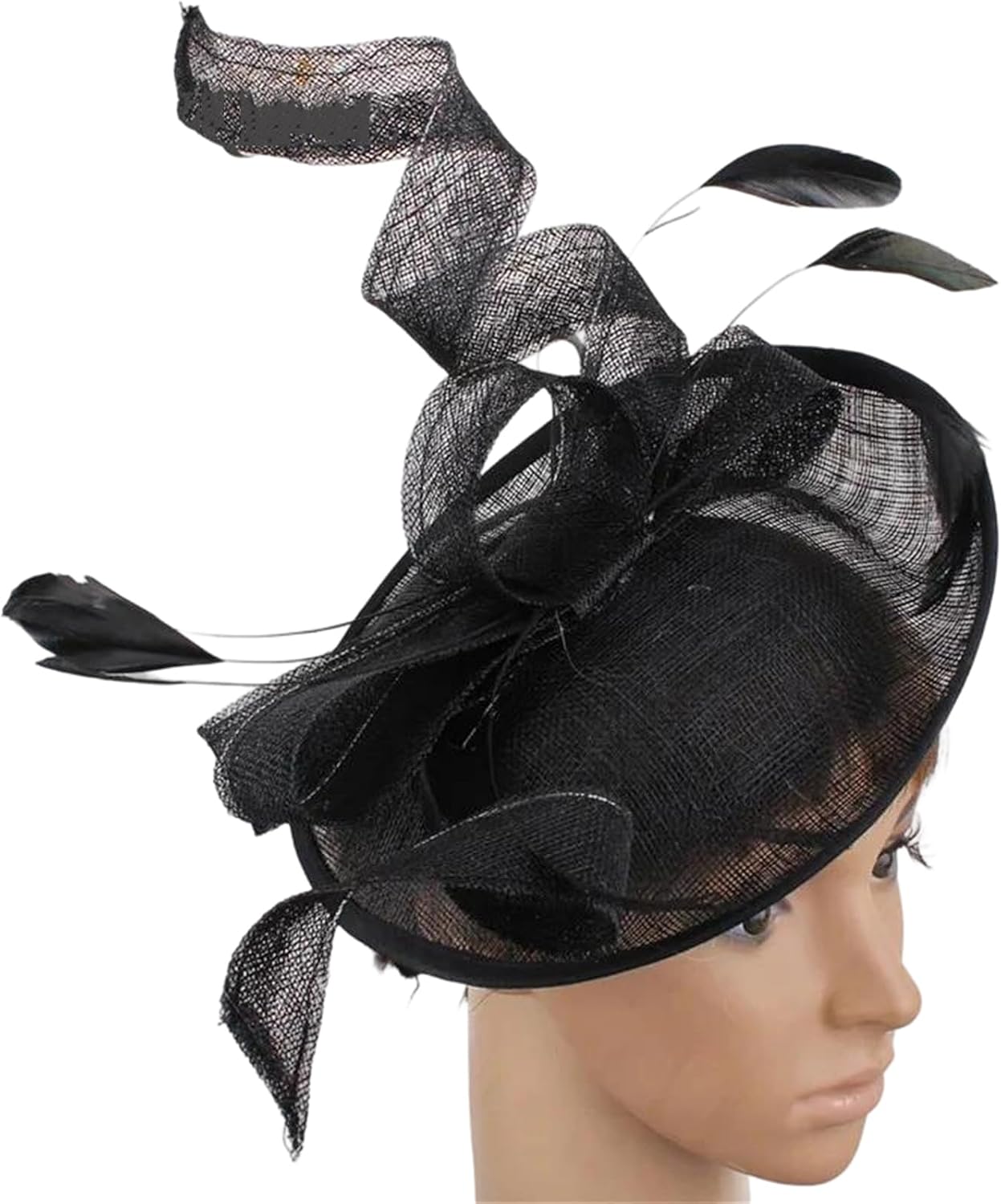 Women's Feather Floral Fascinator Hat Cocktail Church Racing Season Kentucky Tea Party Derby Hat
