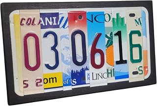 Custom Wedding, Anniversary License Plate Date Sign