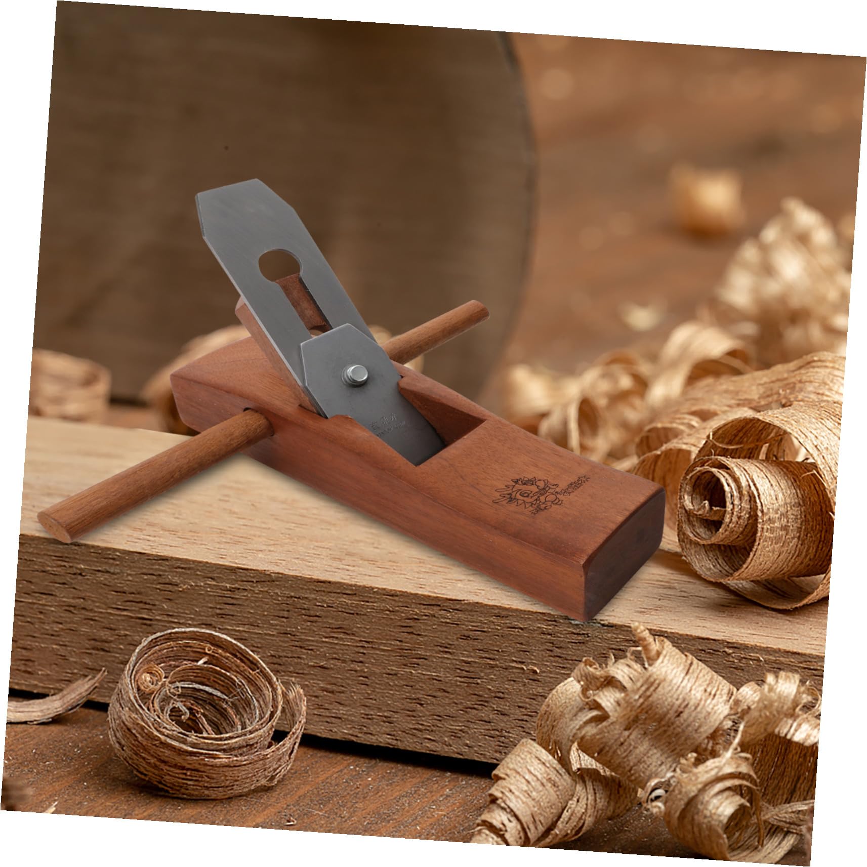 Ipetboom Pialla Manuale in Legno Resistente con Tagliente in Metallo Affilata per Falegnameria Utensile Artigianale per Lavorazione Precisa del Legno per Carpentieri e Appassionati di