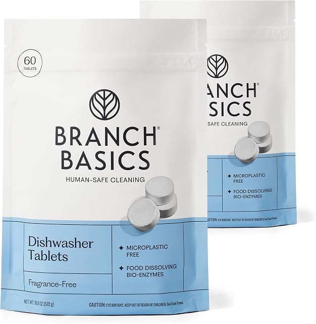 Plastic-Free Fragrance-Free Dishwasher Tablets