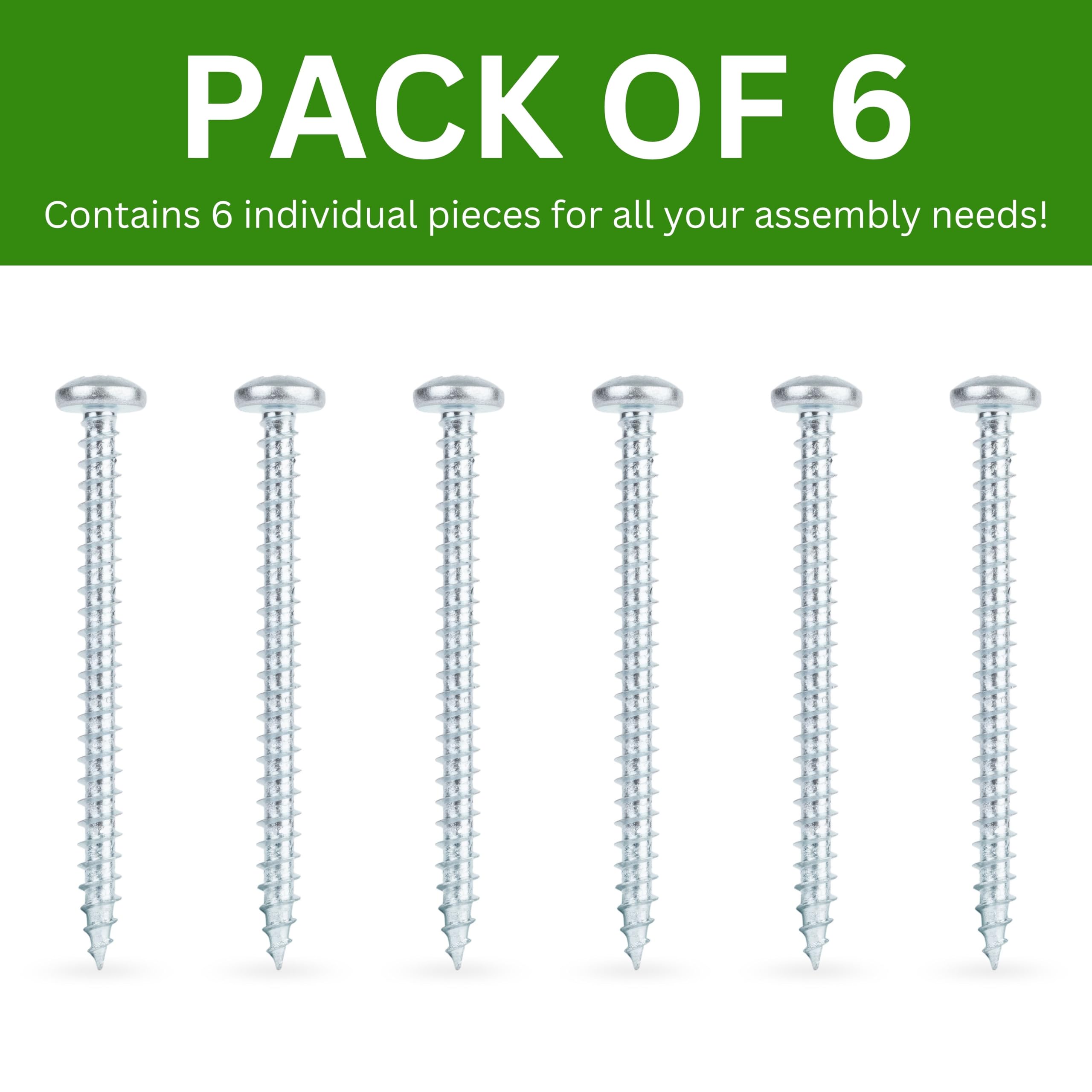 Spare Hardware Parts IKEA Furniture Replacement Screws Flat