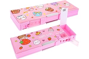 KEKA FU 2Pcs Multifunctional Pencil Case