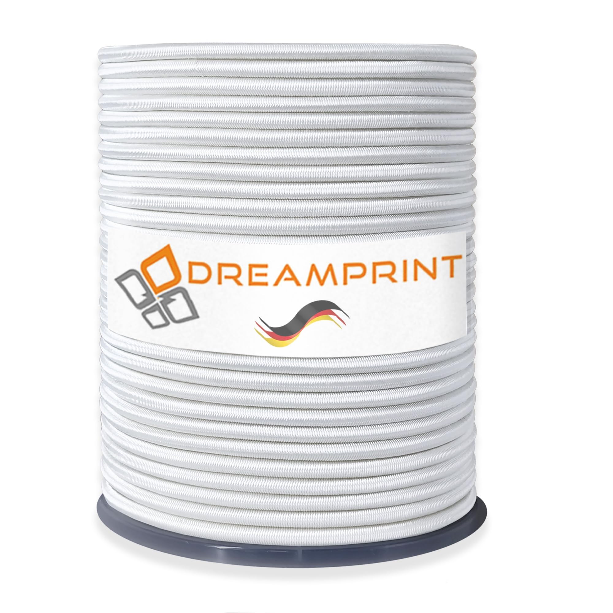 Expanderseil Gummiseil 4mm 100m Weiß | Spannseil für Anhängerplane Camping