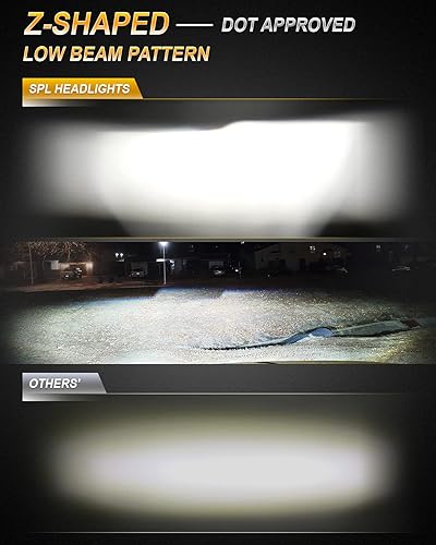 Miniatura 3 de Faros delanteros LED de 60 W de 4 x 6 pulgadas con DRL para H4651 H4652 H4656 H4666 H6545 Freightliner Kenworth Peterbilt International Volvo