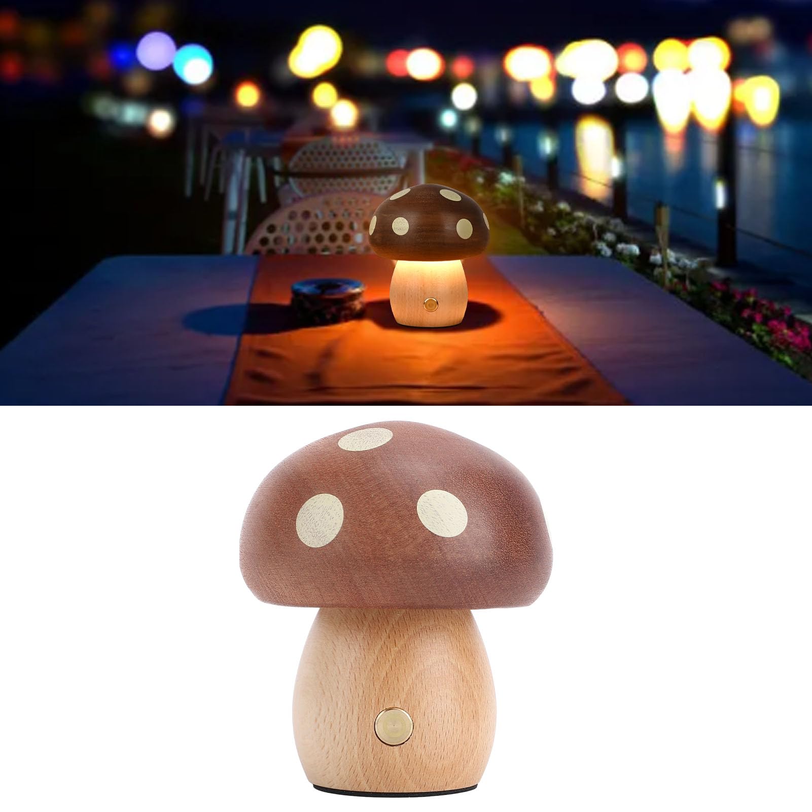 Amazon.co.jp : キノコランプ、タッチコントロールLEDウォームライト