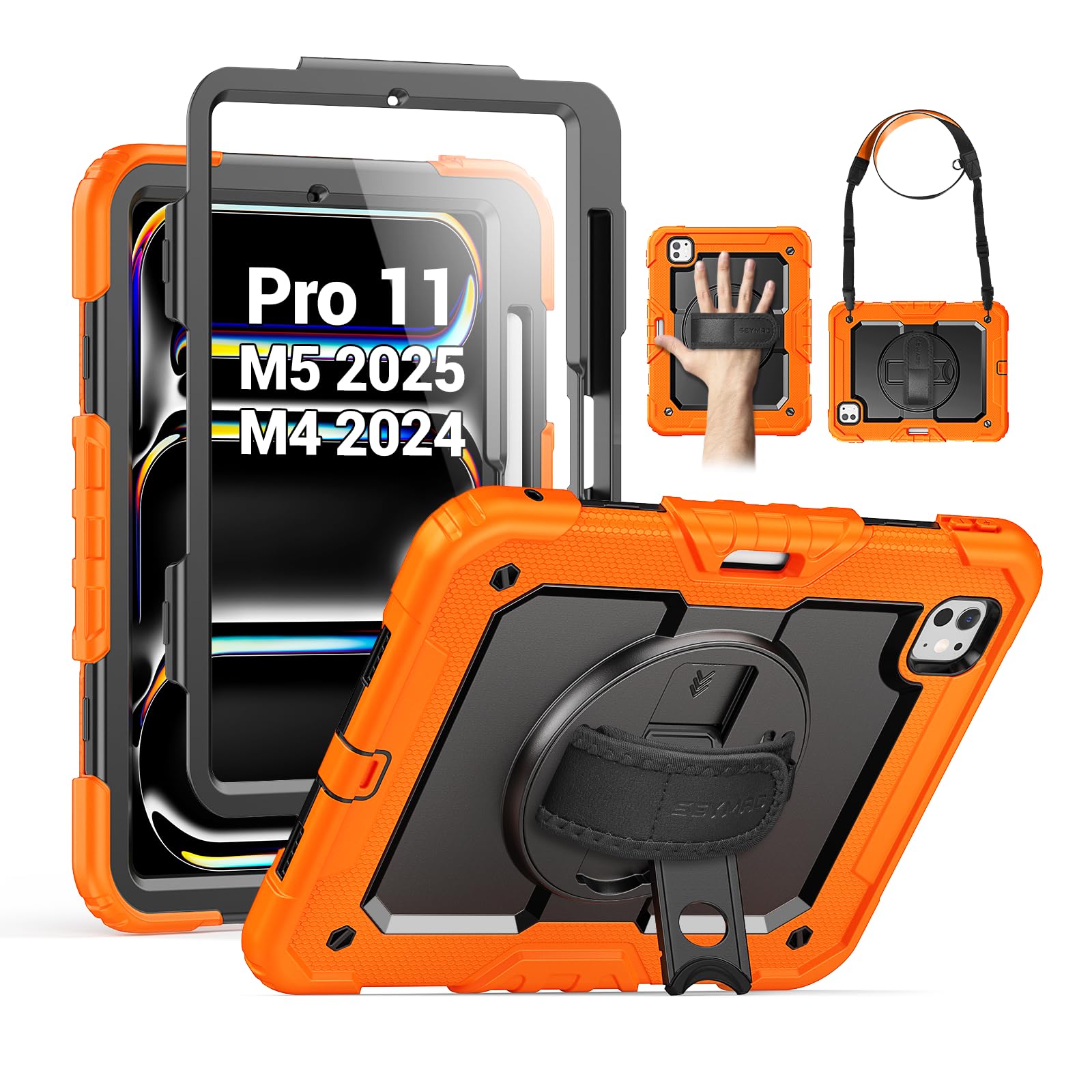 SEYMAC Case for iPad 6th/5th Gen/Air 2/Pro 9.7, Black — Amazon image 12